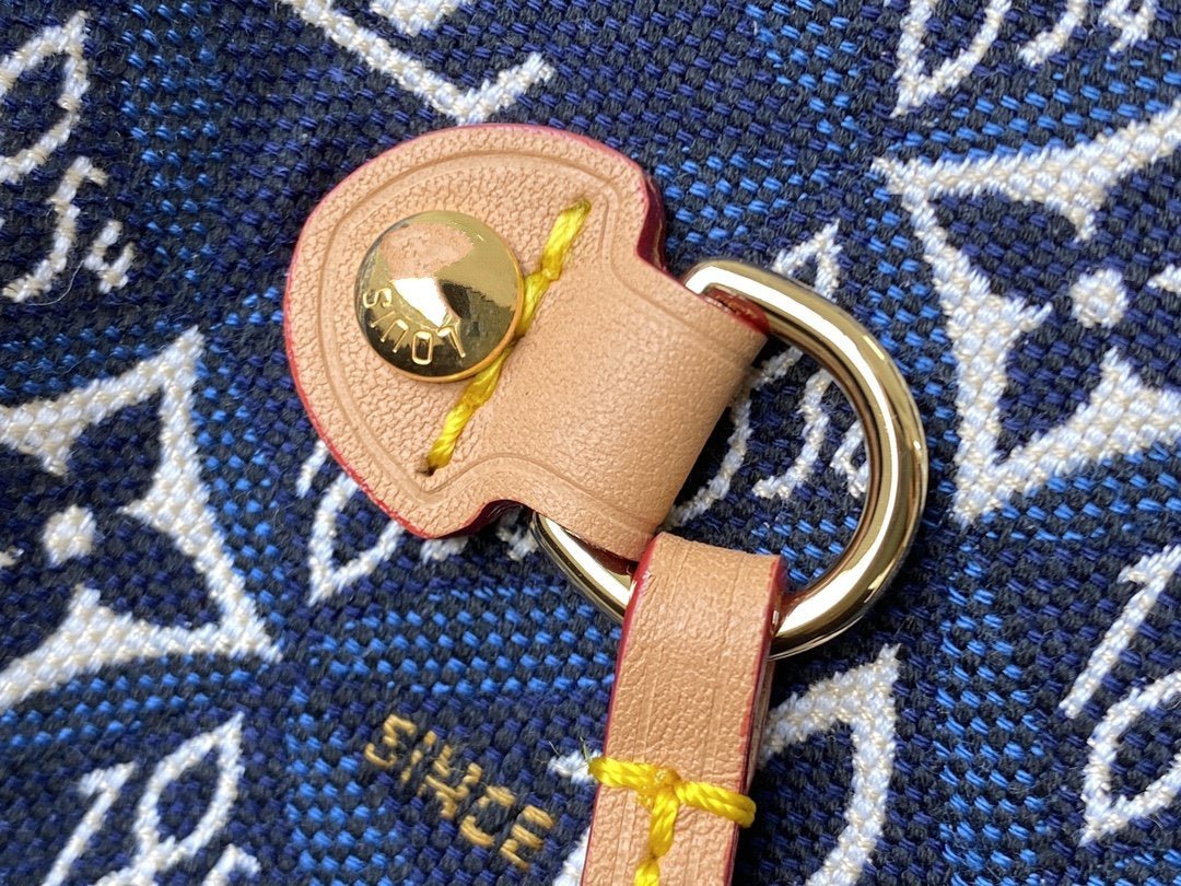 lv neverfull mm with dustbag 1854 monogram jacquard - image 6