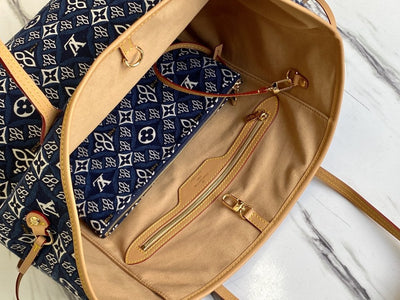 lv neverfull mm with dustbag 1854 monogram jacquard - image 7