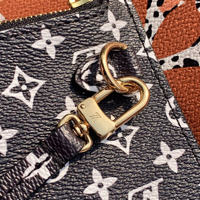 lv neverfull mm 32 noir monogram - image 5