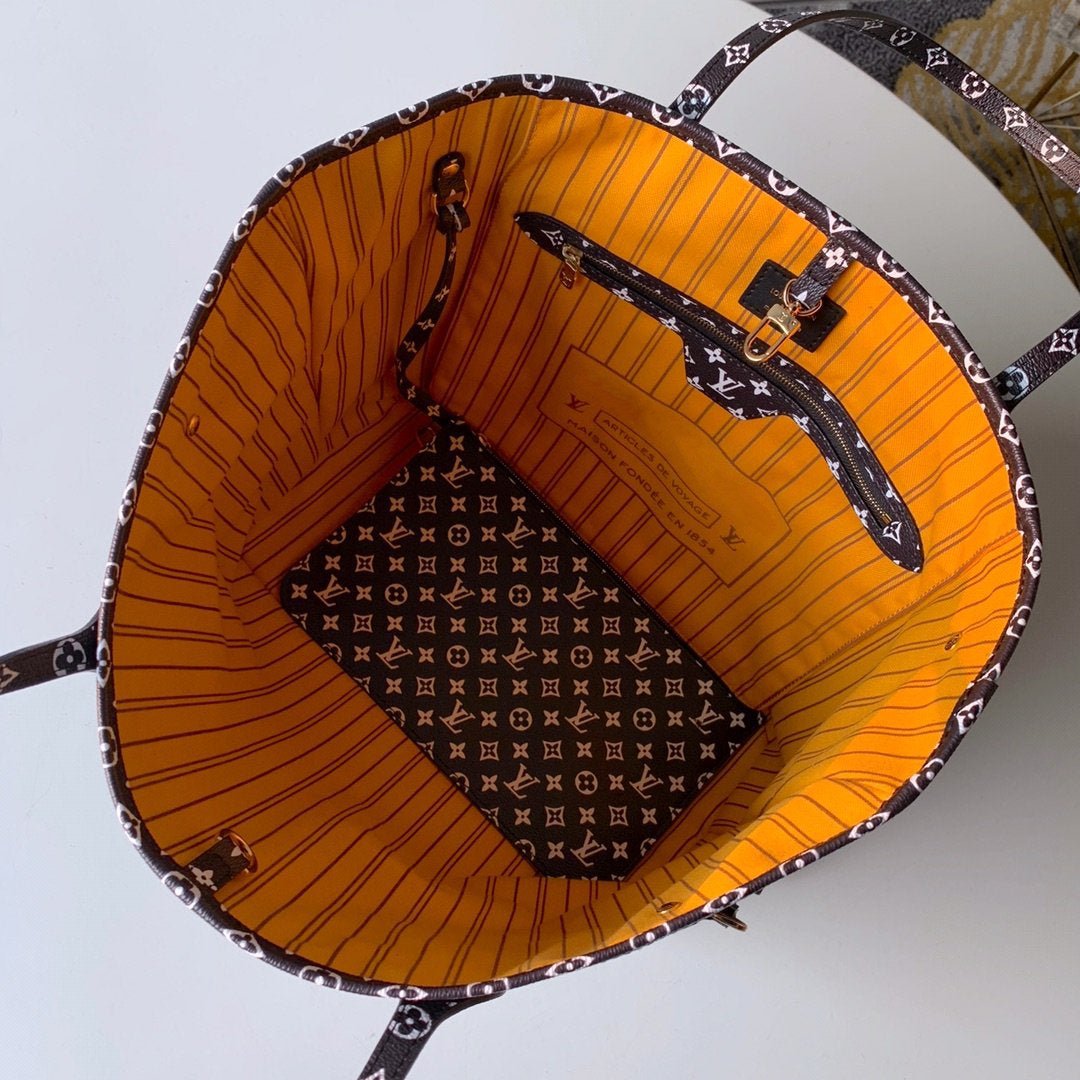 lv neverfull mm 32 noir monogram - image 8