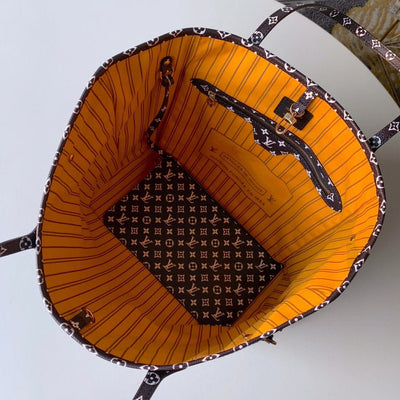 lv neverfull mm 32 noir monogram - image 8