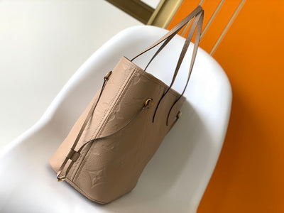 lv neverfull mm 32 beige monogram empreinte leather - image 2
