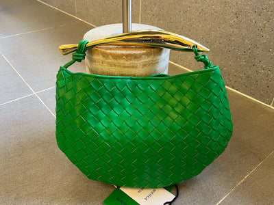 SARDINE 33 WITH CHAIN IN SHAMROCK GREEN LAMBSKIN - Main Image