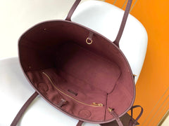 lv neverfull mm with dustbag 1854 monogram jacquard - image 2