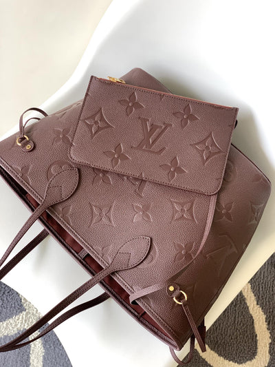 lv neverfull mm with dustbag 1854 monogram jacquard - image 7