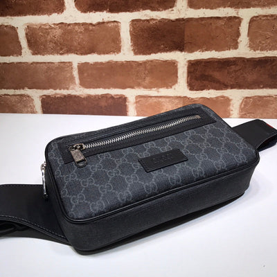 Guc*i gg supreme black belt bag black - image 2