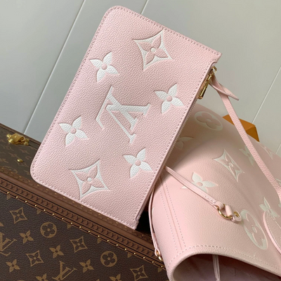 lv neverfull pink 32 - image 2