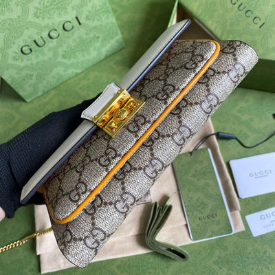 Guc*i clutch women’s crossbody bag with high quality monogram pattern 19x10cm - image 3