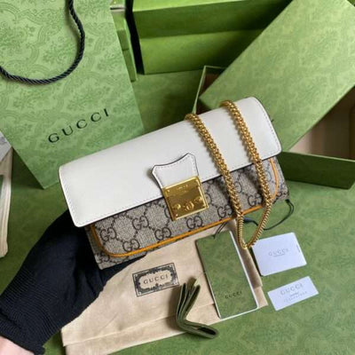 Guc*i clutch women’s crossbody bag with high quality monogram pattern 19x10cm - image 4
