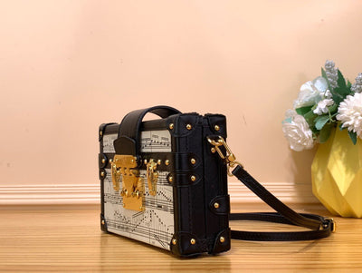 Lou*s Vuitt*n lv petite musical pattern like auth handbags 20×12.5x5cm - image 2