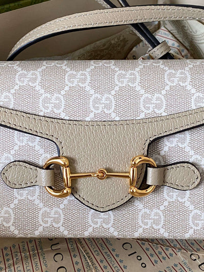 Guc*i 1955 mini handbag with monogram pattern rep 11 luxury 18x12x5cm - image 3