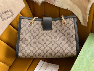 Guc*i padlock handbag with super Guc*i logo pattern 35x23x14cm - image 2