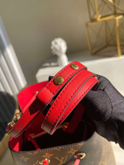 Lou*s Vuitt*n lv neonoe handle red handbags monogram 26x22x27cm - image 2