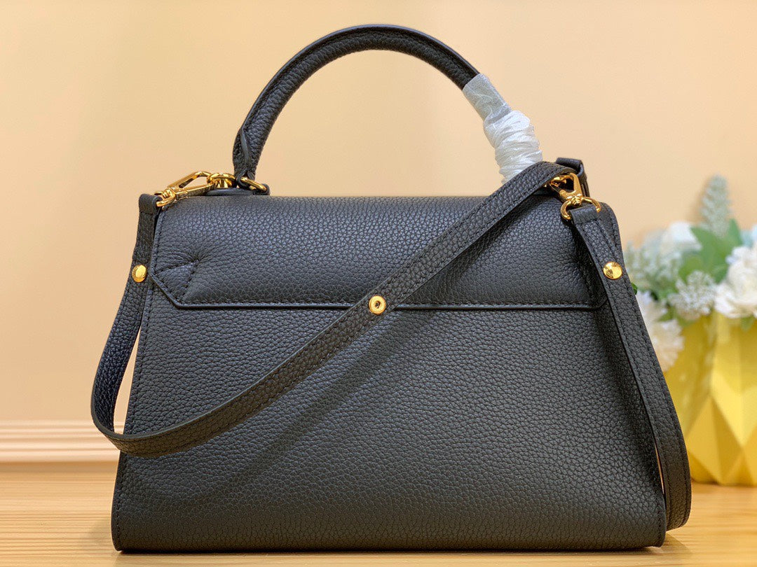 Lou*s Vuitt*n lv twist handle replica woman’s black handbags 17x25x11cm - image 4