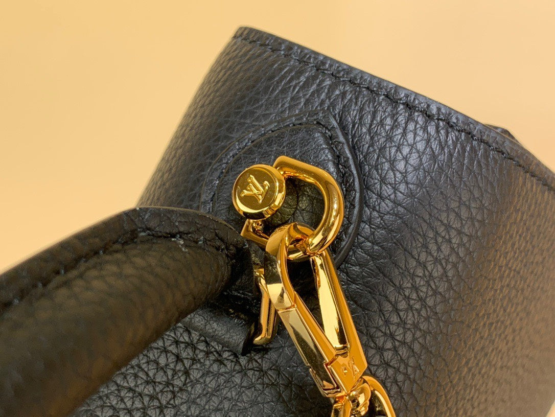 Lou*s Vuitt*n lv twist handle replica woman’s black handbags 17x25x11cm - image 7