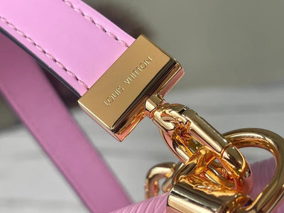 Lou*s Vuitt*n lv twist pink handbags with lock gold 24cm - image 5