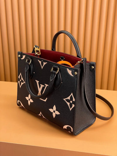 Lou*s Vuitt*n lv on the go pm tote bag like auth handbags woman’s 25cm - image 6