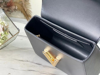 Lou*s Vuitt*n lv twist mini like auth lock gold handbags 23x17x9.5cm - image 4