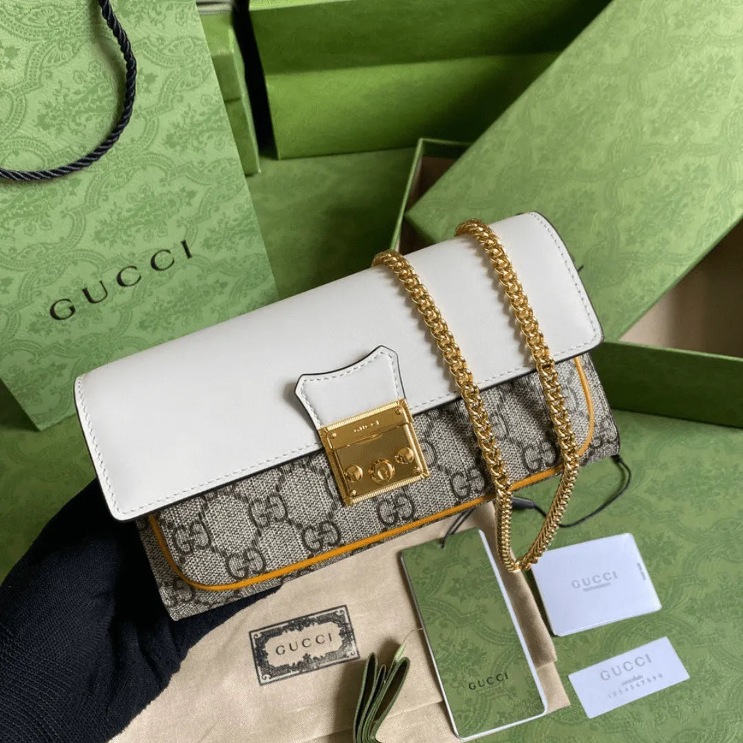 Guc*i clutch women’s crossbody bag with high quality monogram pattern 19x10cm - main image