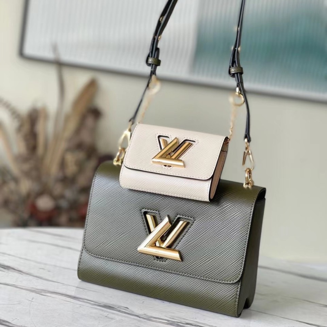 Lou*s Vuitt*n lv twist replica cowhide leather handbags woman’s 24cm - main image