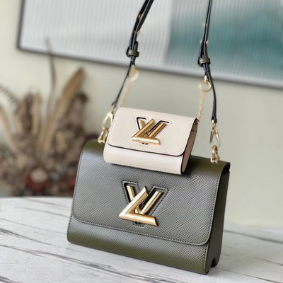 Lou*s Vuitt*n lv twist replica cowhide leather handbags woman’s 24cm - main image