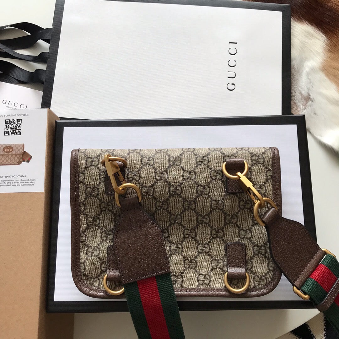 Guc*i neo vintage gg supreme belt bag - image 4