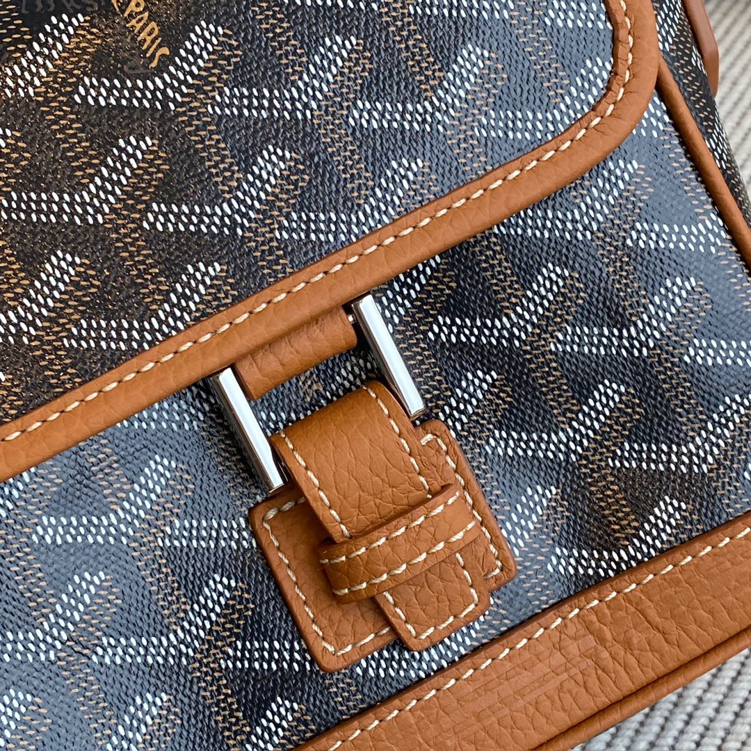 Goya*d black coated canvas mini cross-body bag - image 4