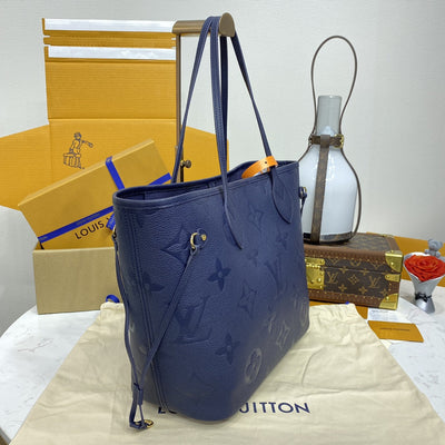 lv neverfull mm monogram empreinte leather - image 6