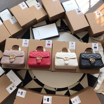 gg marmont small top handle bag - main image