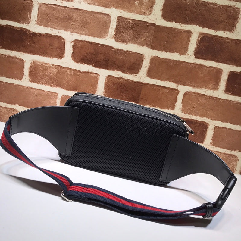 Guc*i gg supreme black belt bag black - image 5