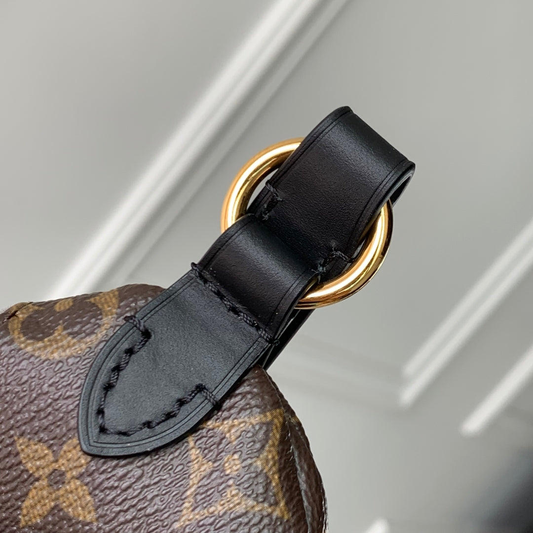 lv keepit bumbag 29 in brown damier azur coated monogram canvas - image 2