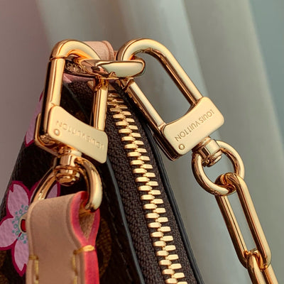 lv boulogne cherry blossom 29 in sakura brown monogram coated canvas - image 4