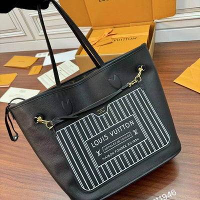 lv neverfull inside out mm in brown monogram coated canvas - main image