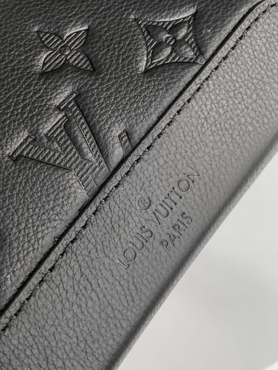 lv duo crossbag bag 42 in black embossed calfskin - image 5