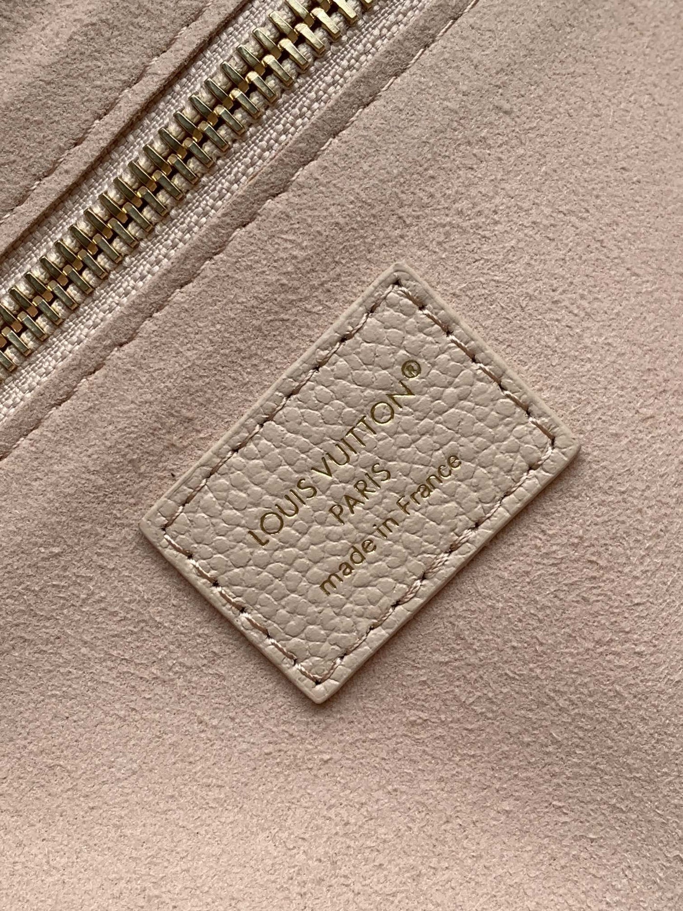 lv neverfull 32 light beige monogram empreinte leather - image 6
