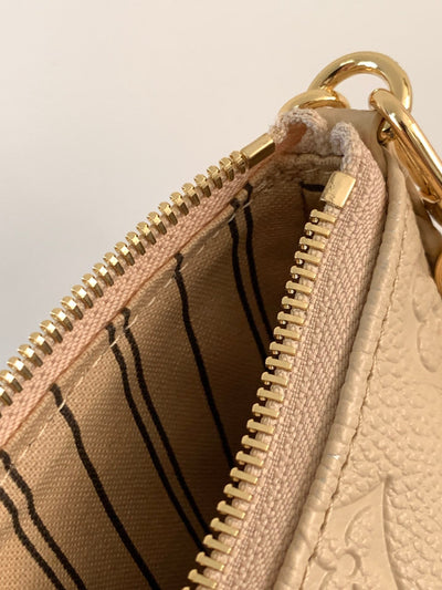 lv easy pouch on strap 19 in beige monogram empreinte leather - image 8