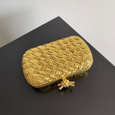 CLASSIC KNOT 20 IN GOLDEN LAMBSKIN - Image 5