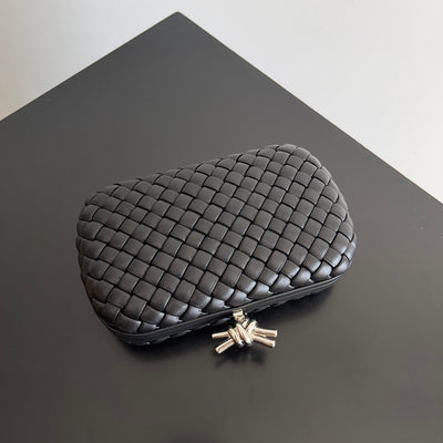 CLASSIC KNOT 20 IN BLACK LAMBSKIN - Image 4