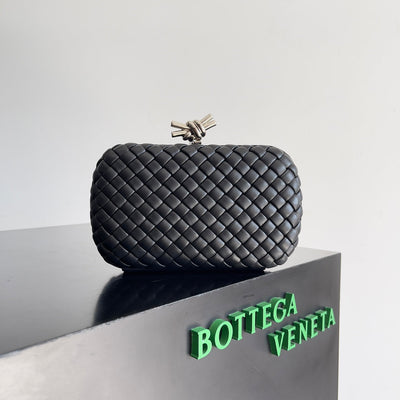 CLASSIC KNOT 20 IN BLACK LAMBSKIN - Main Image