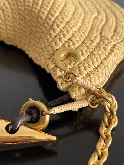 SARDINE CHAIN 33 IN NATURAL RAFFIA - Image 11
