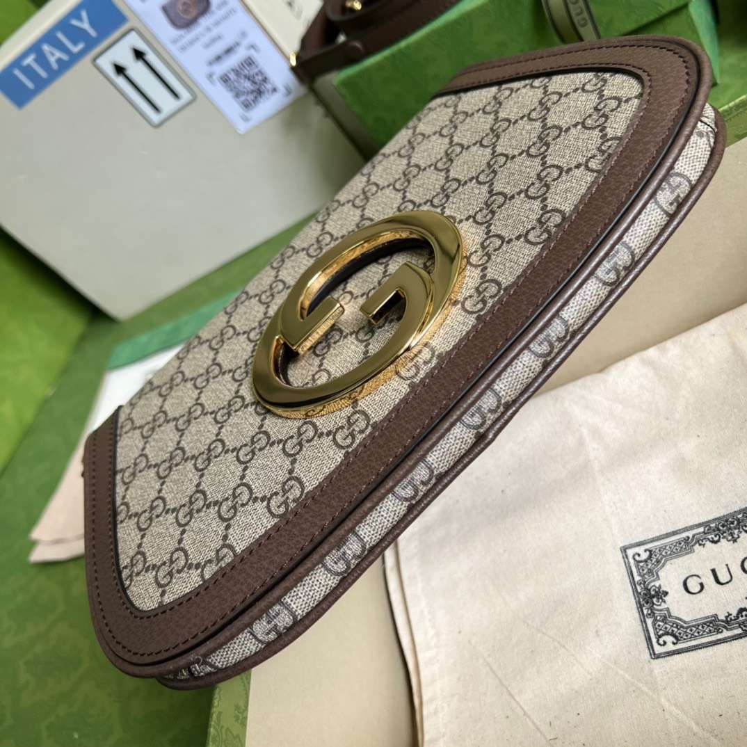 Guc*i blondie branded women’s handbag with ophidia pattern 28x16x4cm - image 5